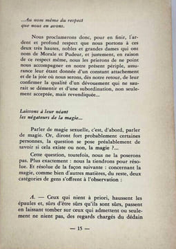 De la magie sexuelle. Georges Saint-Bonnet