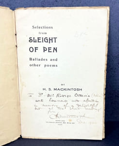 Selections from Sleight of Pen. Ballades and Other Poems