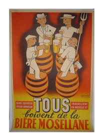 TOUS BOIVENT DE LA BIERE MOSELLANE