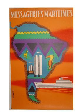 MESSAGERIES MARITIMES
(Am&eacute;rique du Sud). DESALEUX Jean