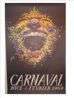 CARNAVAL
NICE 8/20 FEVRIER 1969. MORETTI
