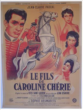LE FILS DE CAROLINE CHERIE
avec
Jean-Claude PASCAL, Brigitte BARDOT, Sophie DESMARETS. NOEL Guy Gérard
