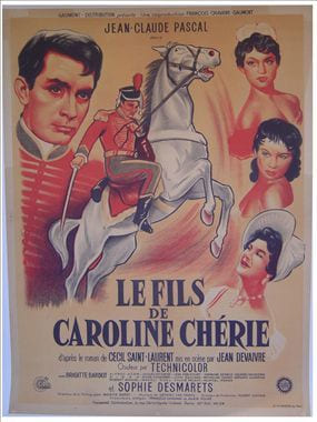 LE FILS DE CAROLINE CHERIE
avec
Jean-Claude PASCAL, Brigitte BARDOT, Sophie DESMARETS. NOEL Guy G&eacute;rard

