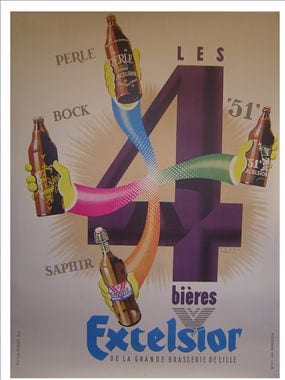 LES 4 BIERES EXCELSIOR. SOGNO

