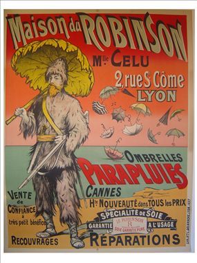 MAISON DU ROBINSON
OMBRELLES, PARAPLUIES, CANNES. 