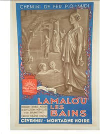 LAMALOU LES BAINS
CHEMINS DE FER P.O – MIDI
