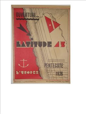 SAINT-TROPEZ
OUVERTURE LATITUDE 43. 