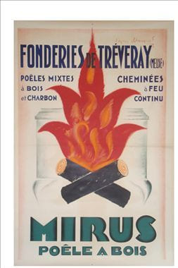 MIRUS
POELE A BOIS
FONDERIES DE TREVERAY (MEUSE). LOUPOT Charles
