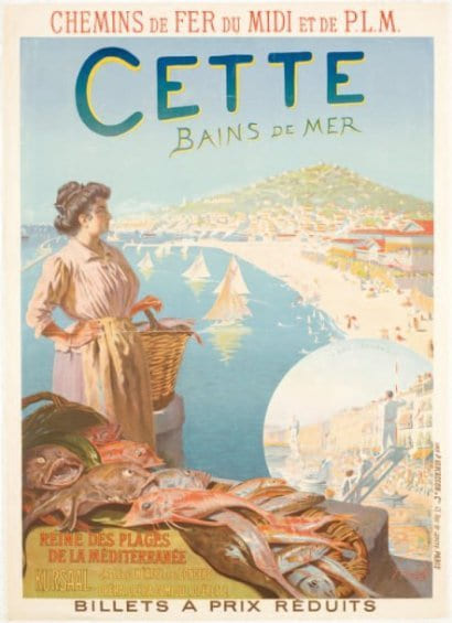 CETTE PLM
&laquo; REINE DES PLAGES DE LA MEDITERRANEE &raquo;. ROUSSY T.
