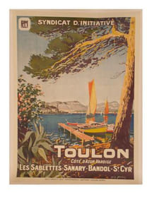 TOULON
LES SABLETTES-SANARY-BANDOL-ST CYR
SYNDICAT D’INITIATIVE- PLM