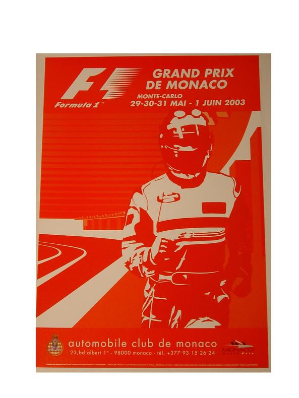 F1  GRAND PRIX DE MONACO
29-30-31 MAI – 1 JUIN 2003. 