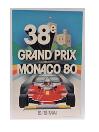 38ème GRAND PRIX MONACO 80
15/18 MAI