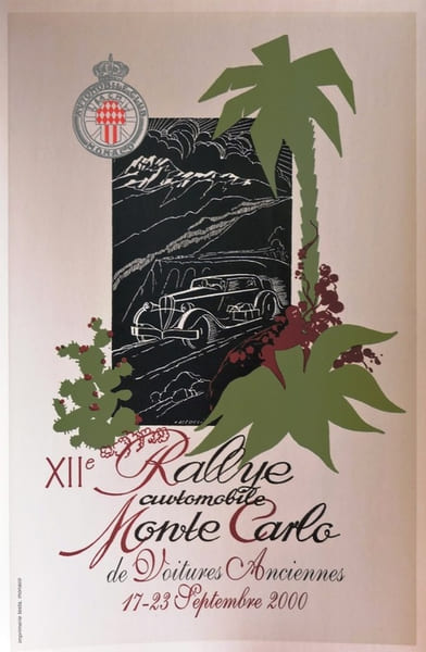 XII&egrave;me RALLYE AUTOMOBILE MONTE-CARLO
DE VOITURES ANCIENNES 17-23 Septembre 2000. FALCUCCI