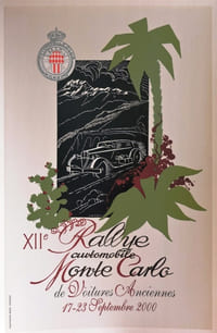 XIIème RALLYE AUTOMOBILE MONTE-CARLO
DE VOITURES ANCIENNES 17-23 Septembre 2000