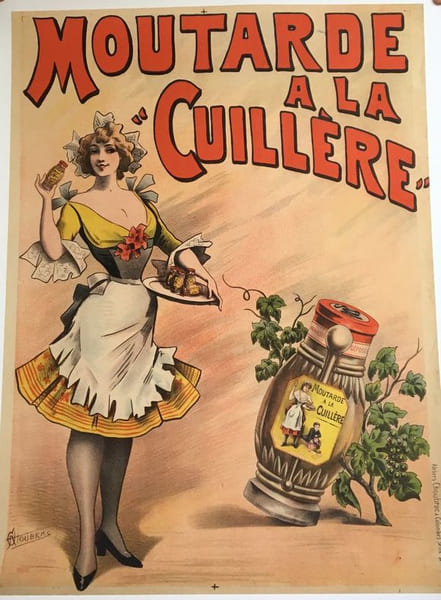 MOUTARDE A LA CUILLERE. CHOUBRAC Alfred