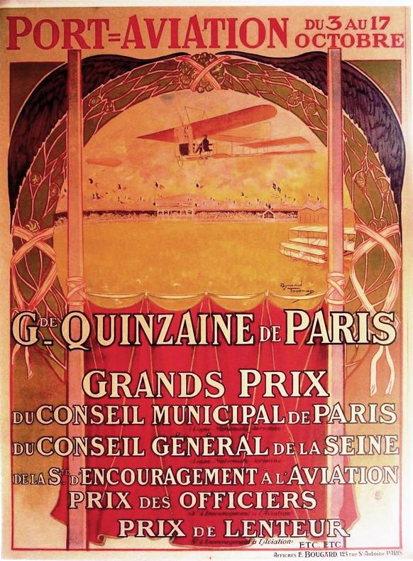 MEETING PORT-AVIATION
DU 3 AU 17 OCTOBRE
GRANDE QUINZAINE DE PARIS. TOURNON Raymond
