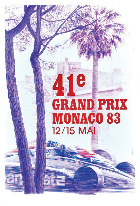 41ème GRAND PRIX DE MONACO 1983
12/15 MAI
. LECOMTE