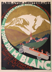 LE TOUR DU MONT BLANC
AU DEPART DE CHAMONIX PAR LES AUTOCARS PLM