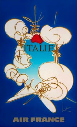AIR FRANCE
ITALIE. MATHIEU Georges