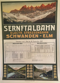 SERNFTALBAHN, SCHWANDEN-ELM