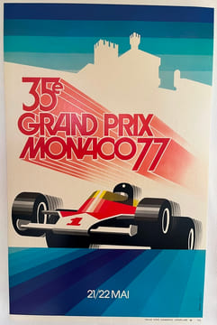 35ème GRAND PRIX MONACO 21/22 MAI 1977. HUGON