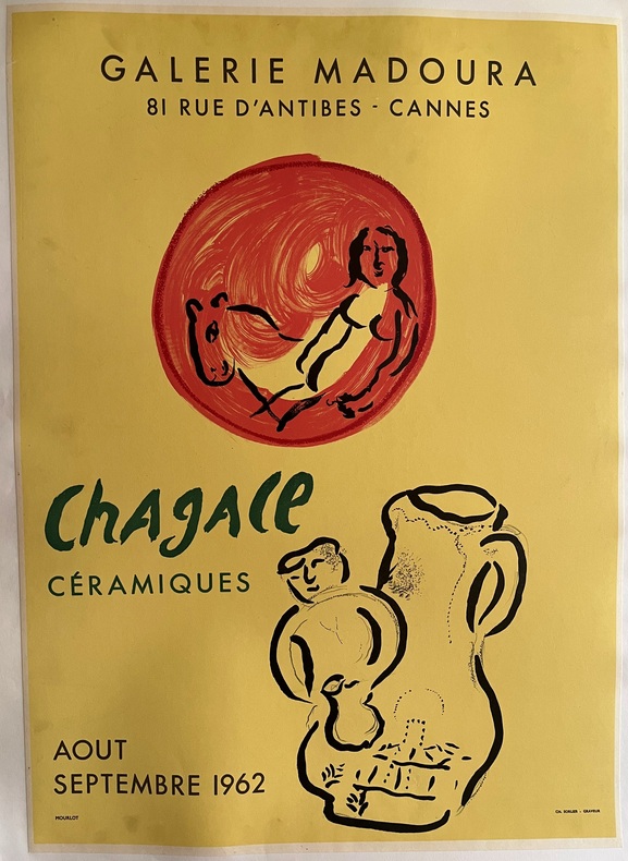 CHAGALL 
CERAMIQUES
GALERIE MADOURA – CANNES. 