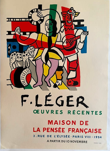 FERNAND LEGER
OEUVRES RECENTES
MAISON DE LA PENSEE FRANCAISE. 