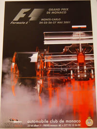 F1 GRAND PRIX DE MONACO
24-25-26-27 MAI 2001