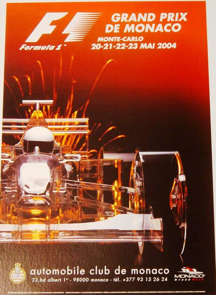 F1  GRAND PRIX DE MONACO
20-21-22-23 MAI 2004. 