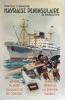 NOUVELLE COMPAGNIE HAVRAISE PENINSULAIRE DE NAVIGATION
AFRIQUE DU NORD, MADAGASCAR, LES COMORES, AFRIQUE ORIENTALE, 
LA REUNION, MAURICE. BRENET ...