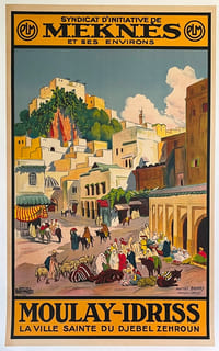PLM SYNDICAT D’INITIATIVE DE MEKNES ET SES ENVIRONS
MOULAY – IDRISS
LA VILLE SAINTE DU DJEBEL ZEHROUN