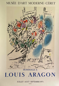 OFFRANDE DE FLEURS
HOMMAGE A LOUIS ARAGON
MUSEE D’ART MODERNE – CERET