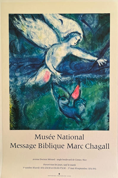 MESSAGE BIBLIQUE
MUSEE NATIONAL, NICE. CHAGALL Marc