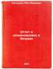 Otchet o komandirovke v Yaponiyu. In Russian /Report on a mission to Japan . Soloukhin, Rem Ivanovich