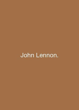 John Lennon. In English /John Lennon.. undefined