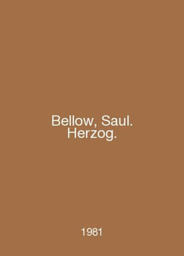Bellow, Saul. Herzog. In English /Bellow, Saul. Herzog.. undefined