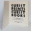 Cubist prints / Cubist books. Exhibition Organized and Catalogue Edited by Donna STEIN with contributions by Ron PADGETT and George PECK. . STEIN ...