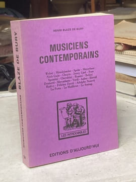 MUSICIENS CONTEMPORAINS. Weber - Mendelssohn - Spohr - Meyerbeer - Niels Gade - Chopin - Jenny Lind - Paer Spontini - Cherubini - Rossini - Bellini - ...