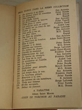CETTE MORT DONT TU PARLAIS. DARD Frédéric - [Policier]