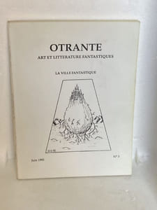 OTRANTE Art et Littérature Fantastiques n°3 La ville fantastique