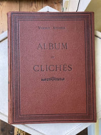 ALBUM DE CLICHES electrotypes Kupferniederschlaege Comprenant toutes les illustrations des Ouvrages et Catalogues publiés