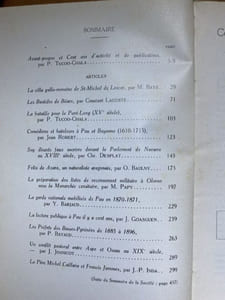 Bulletin de la Société des Sciences Lettres et Arts de Pau (1871 - 1971) Centenaire de la Société 4e série Tome VI 1971