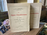 LES ALPES OCCIDENTALES - Sept tomes en 11 volumes ( les deux volumes du tomes six sont reliés ensemble)