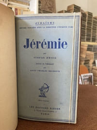 Jérémie Traduit de l'allemand par Louis Charles Baudouin