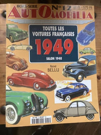 AUTOMOBILIA Hors-série n°12 Toutes les voitures françaises 1949 Salon 1948