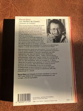 LES HERITIERS DE DARWIN L'évolution en mutation. BLANC Marcel