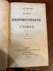 HISTOIRE DU DEVELOPPEMENT INTELLECTUEL DE L'EUROPE. DRAPER John Williams - [Physique - Philosophie]