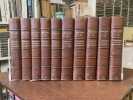 CHANSONNIER HISTORIQUE DU XVIIIe siècle. Publié avec Introduction, Commentaires, Notes et Index par Emile Raunié. Clairambault, Pierre - Maurepas, ...