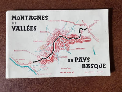 Montagnes et vallées en Pays Basque 