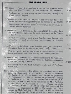 REVUE GEOGRAPHIQUE DES PYRENEES ET DU SUD-OUEST - Tome 56 - Janvier-Mars 1985. Collectif